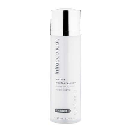 Intraceuticals Opulence Moisture Brightening Cream 40ml in elegante flacon voor een stralende huid met vitamine A en C.