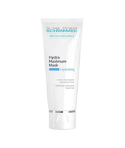 Schrammek Hydra Maximum Mask 75ml vochtige huid-verzorging met hyaluronzuur in een stijlvolle tube.