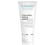 Schrammek Triple Effect Peeling 50ml tube met fruitzuren en enzymen voor effectieve huidvernieuwing en exfoliatie.