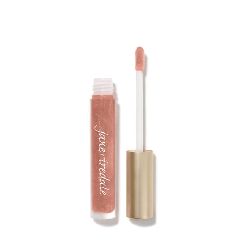 Jane Iredale HydroPure™ Hyaluronic Lip Gloss - Summer Peach 3.75g, zachte glanzende lipgloss met applicator in een huidvriendelijke tint.