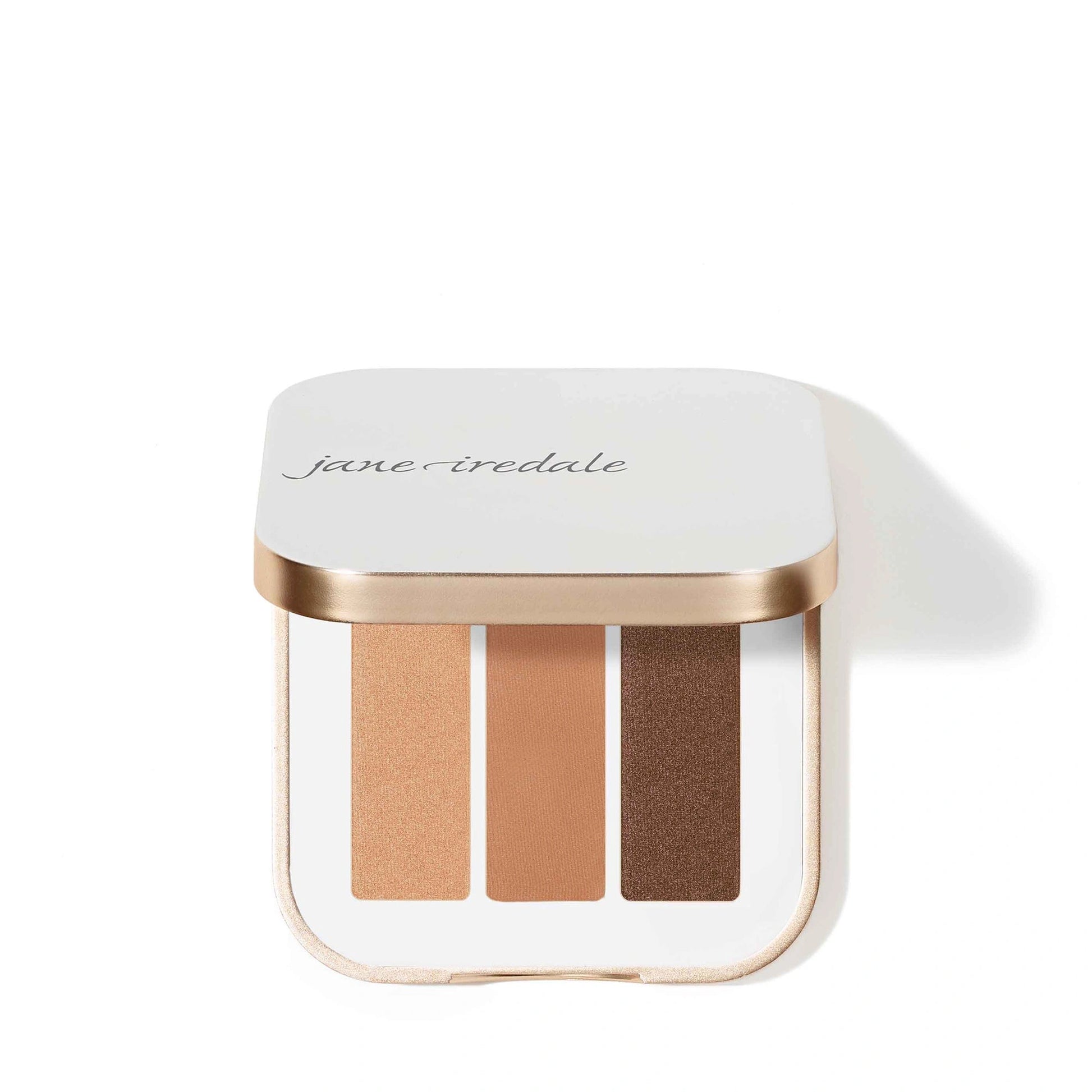 Jane Iredale PurePressed Eye Shadow Triple Honeysuckle 2,1g met metallic en matte tinten voor warme ooglook