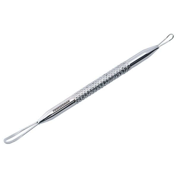 Tweezerman Huidverzorging Tool Stainless Steel NO SLIP voor effectieve verwijdering van mee-eters en puistjes.
