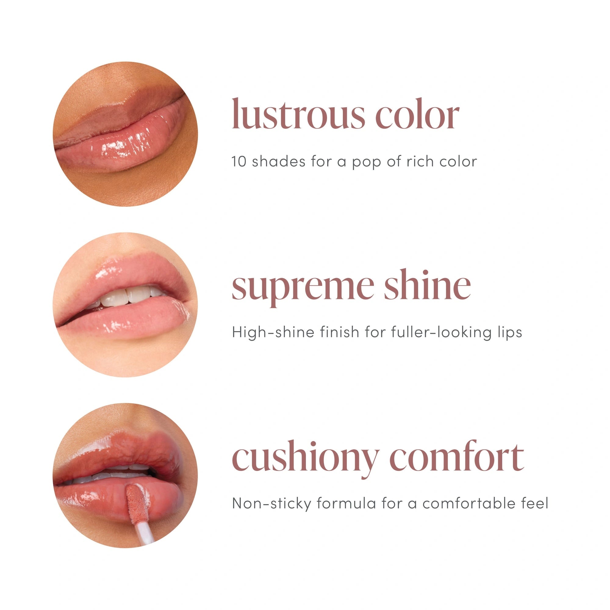 Jane Iredale ColorLuxe High Impact Lip Glaze Pink Suede 5ml