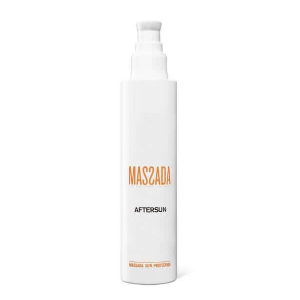 Massada - Aftersun 200ml flacon met pompsysteem voor hydratatie en kalmering van de huid na het zonnen.