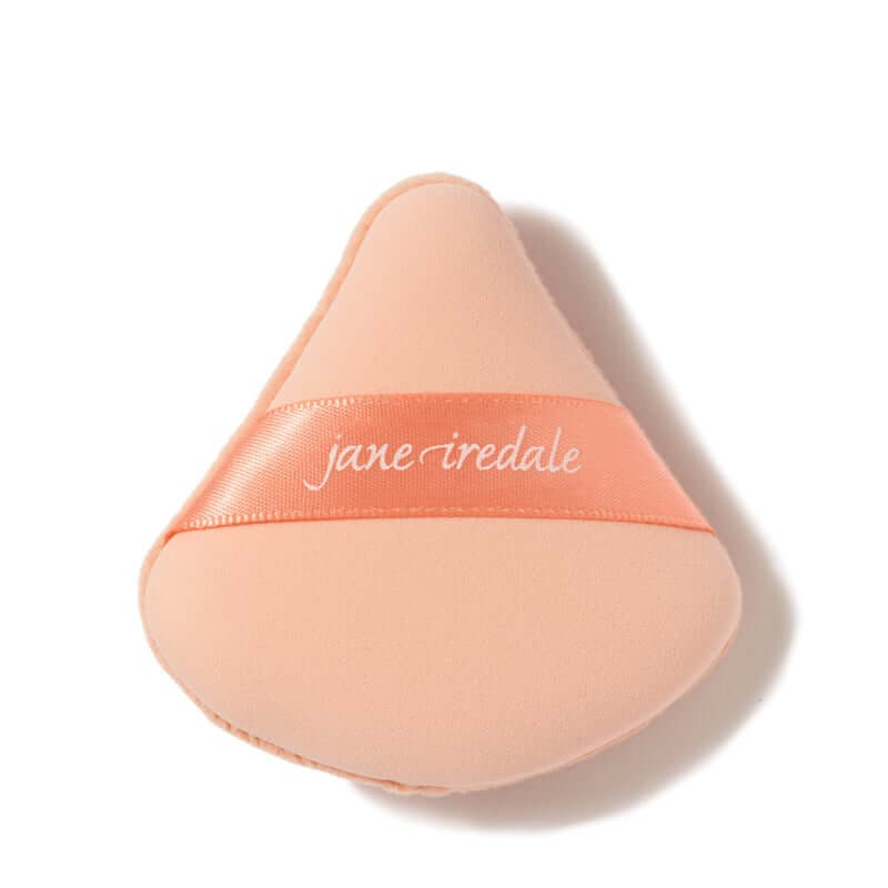 Jane Iredale - Perfect & Set Dual-Sided Puff met zachte microvezel en controleband voor perfecte applicatie.