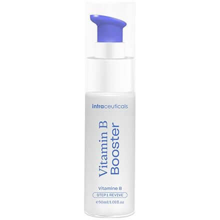 Intraceuticals Vitamin B+3 Booster 30ml in een handige pompflacon voor een gezonde huidbarrière.