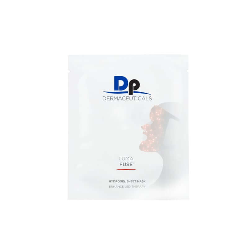 DP Dermaceuticals LumaFuse Hydrogel Sheet Mask Face 5 pack, intensieve hydraterende gezichtsmasker voor optimale huidverzorging.