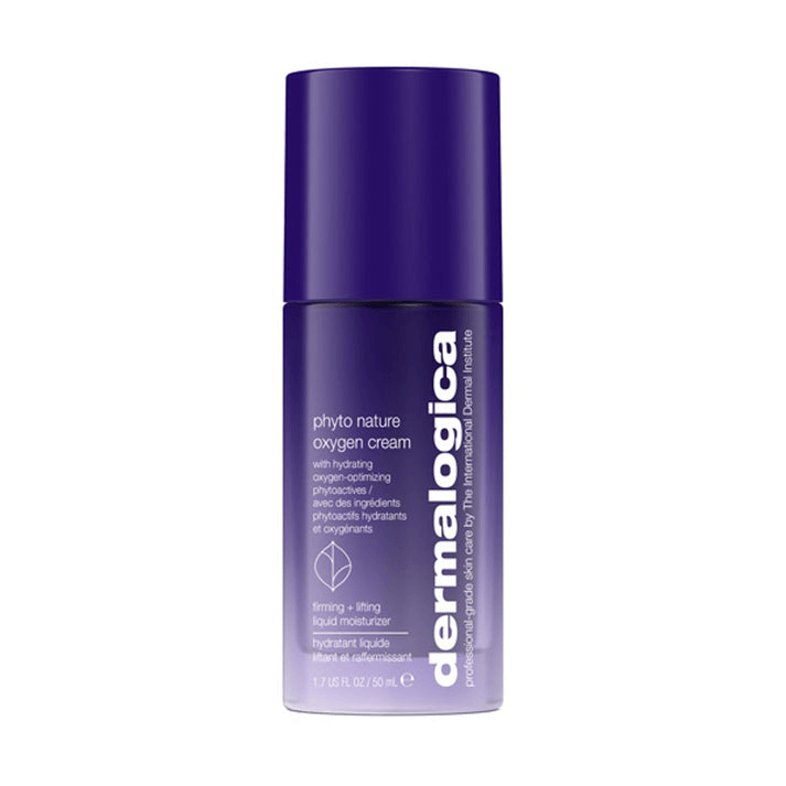 Dermalogica - Phyto Nature Oxygen Cream 50ml, hydraterende crème in paarse verpakking, verstevigend en revitaliserend voor de huid.
