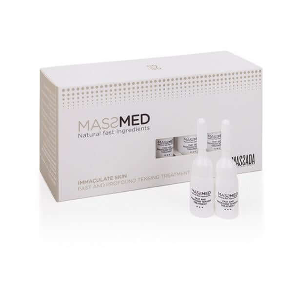 Massada - Fast & Profound Tensing Treatment 10x 3ml ampuls in verpakking voor direct huidliftend effect