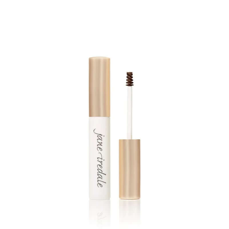 Jane Iredale - PureBrow™ Gel - Medium Brown 4.25g met micro-borsteltje voor verzorgde en volumineuze wenkbrauwen