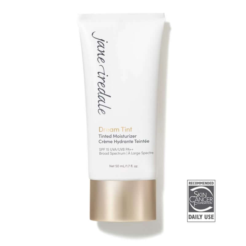 Jane Iredale - Dream Tint® Tinted Moisturizer SPF15 - Medium 50ml tube met bescherming tegen zonnebrand.