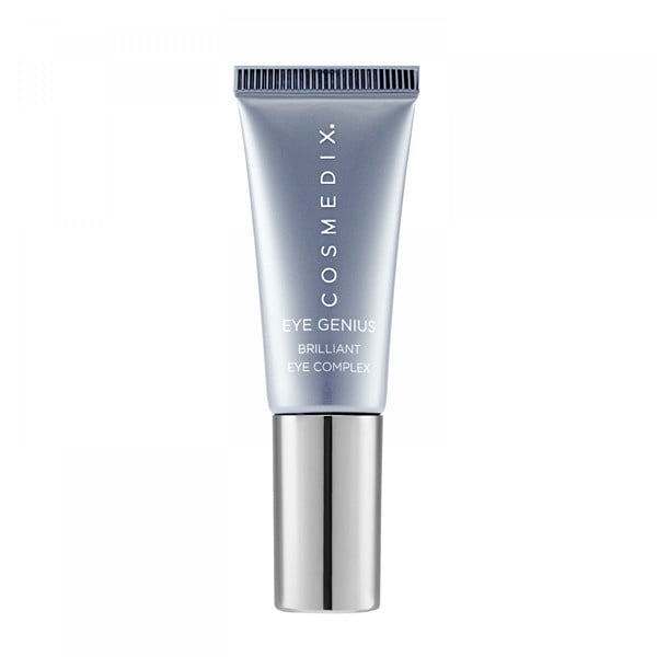 Cosmedix Eye Genius Brilliant Eye Complex 7ml tube voor het verminderen van donkere kringen en wallen, stijlvol en effectief.