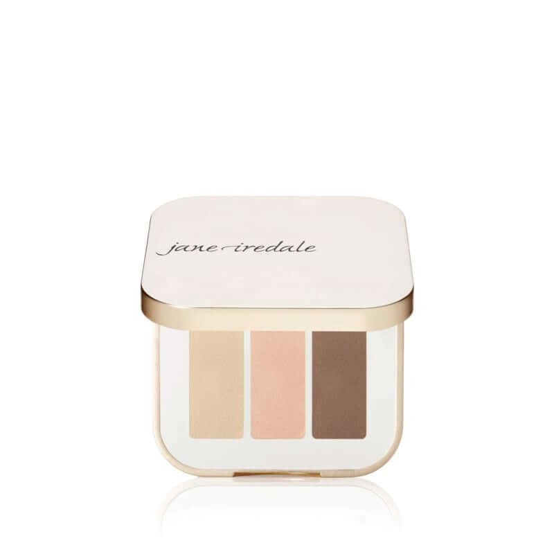 Jane Iredale - PurePressed® Eye Shadow Triple - Sweet Spot 0,7g met drie op elkaar afgestemde tinten voor verfijnde ooglooks.