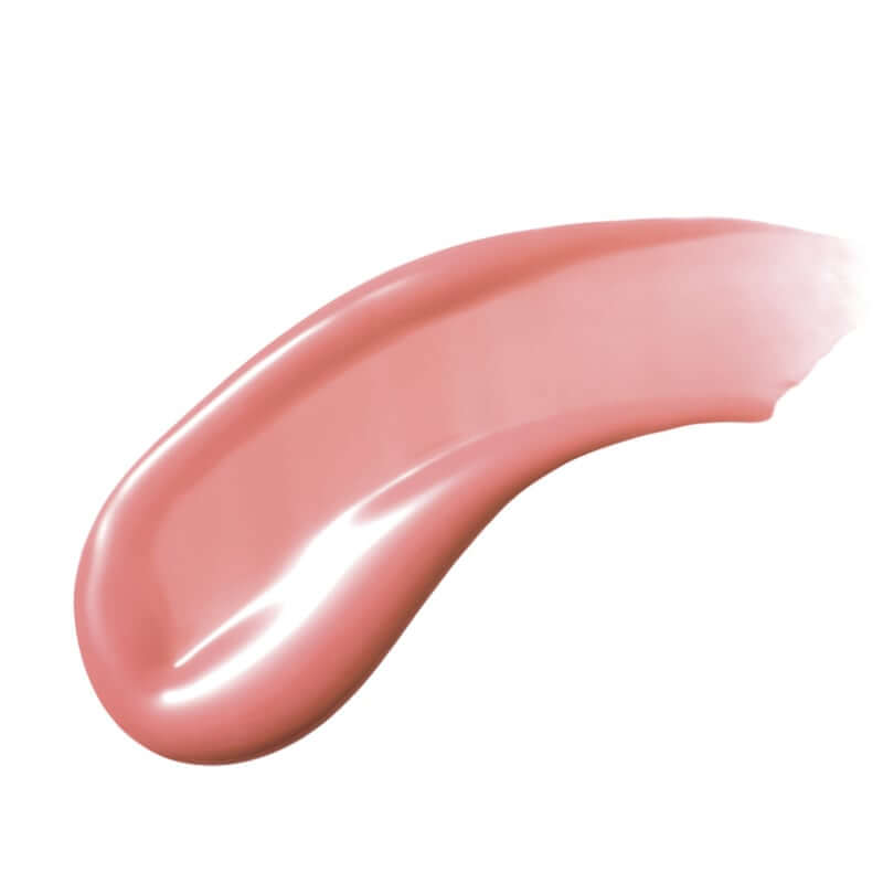 Delilah - Colour Gloss Ultimate Shine Lip Gloss Minx 5.5ml in een glanzende roze kleurstrip met een gladde textuur.