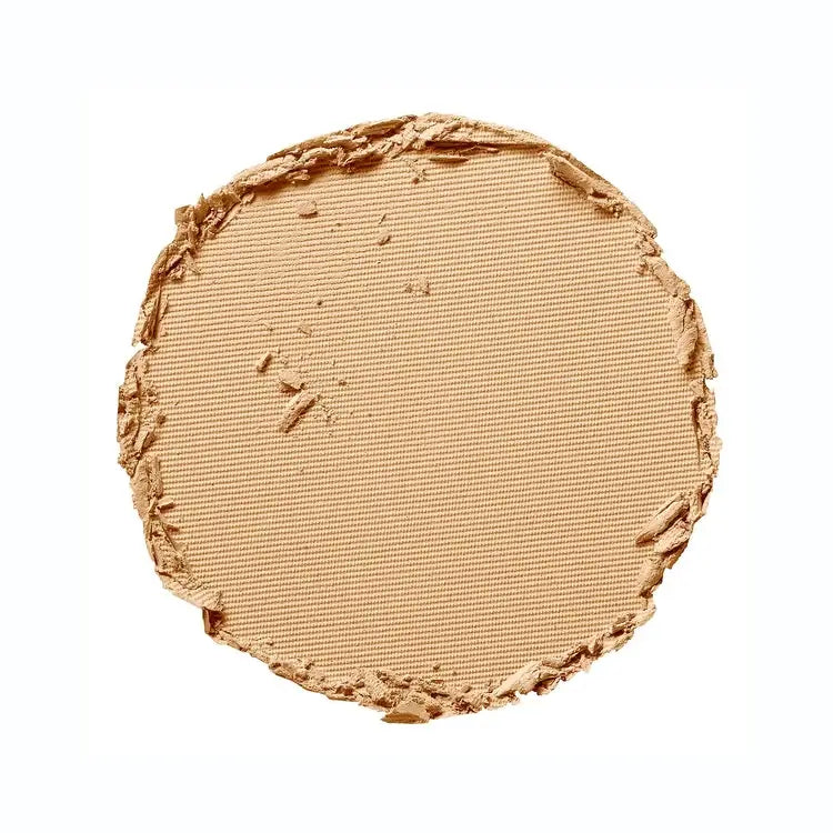 PUR 4-in-1 Pressed Mineral Makeup SPF15 Bisque MG3 8g close-up van de zachte, gouden ondertoon foundation.