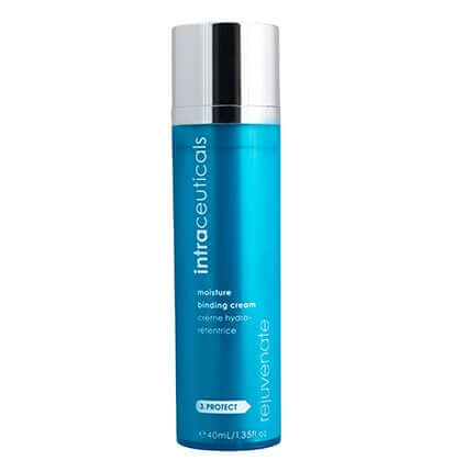 Intraceuticals Rejuvenate Moisture Binding Cream 40ml in sleek blue bottle for intense hydration and moisture retention