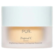 PUR Tropical C Brightening Vitamin C & Peptide Moisturizer 50ml met zachte textuur in elegante verpakking voor een stralende huid.