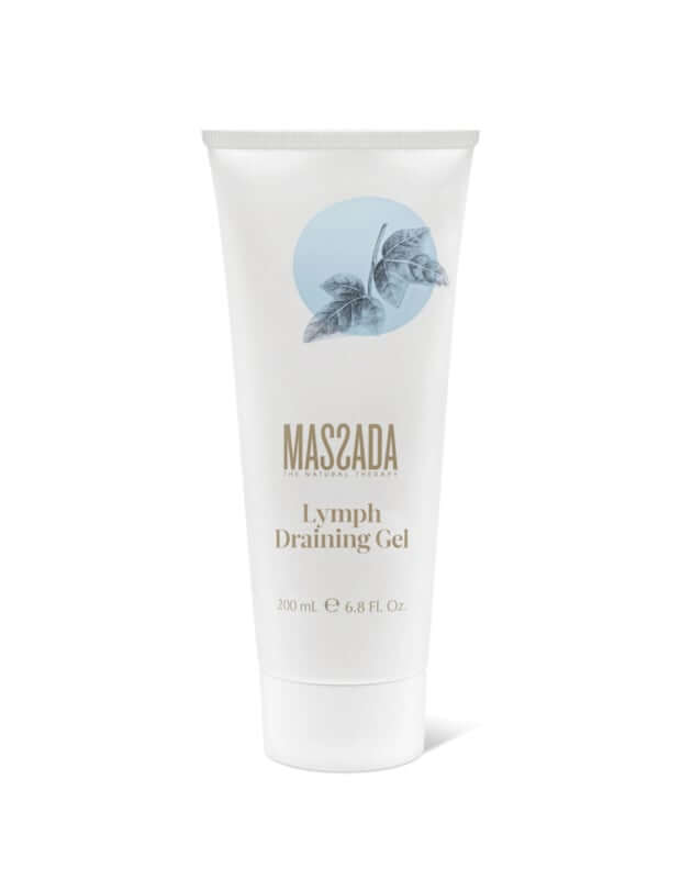 Massada - Lymph Draining Gel 200ml in tube met frisse uitstraling, ideaal voor verlichting bij zware, vermoeide benen