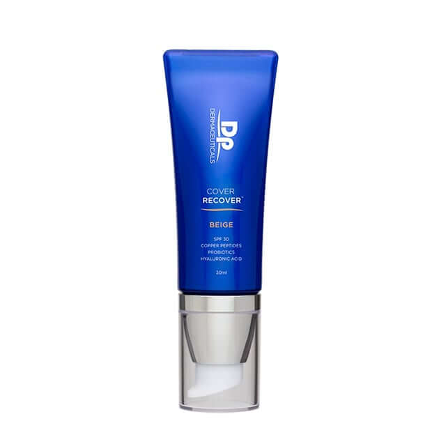 DP Dermaceuticals Cover Recover Beige SPF30 20ml met professionele bescherming en kalmerende formule.