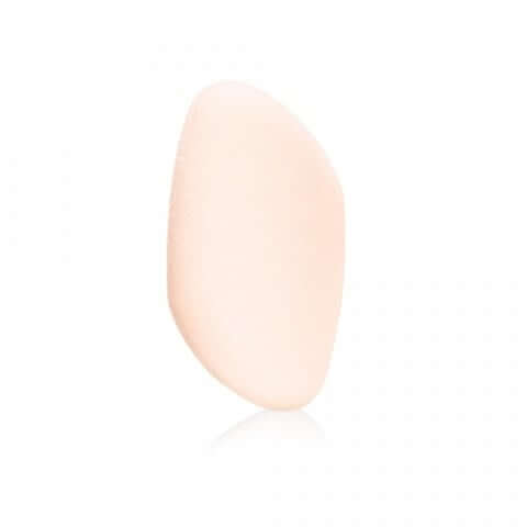 Jane Iredale - Flocked Sponge in zacht beige, perfect voor het aanbrengen van minerale make-up.