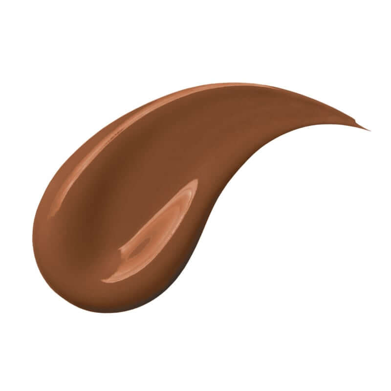 Delilah Alibi The Perfect Cover Fluid Foundation Umber 30ml in rijke bruine kleur, gladde textuur voor diepe donkere huid.