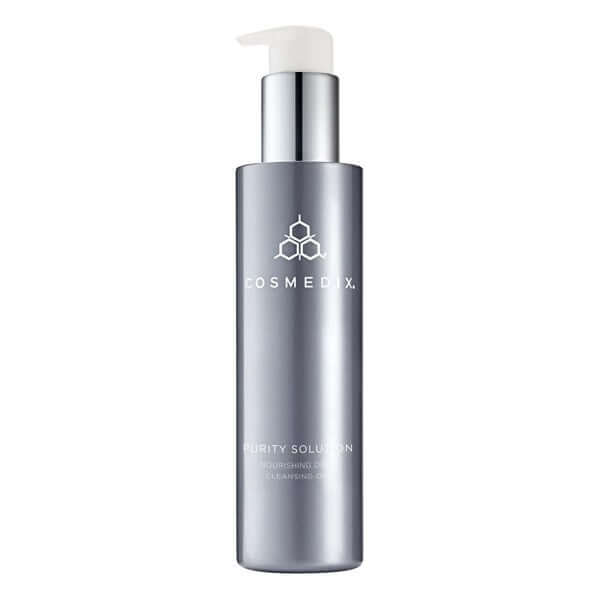 Cosmedix Purity Solution Nourishing Cleansing Oil 100ml in een stijlvolle fles met pomp voor optimale make-up verwijdering