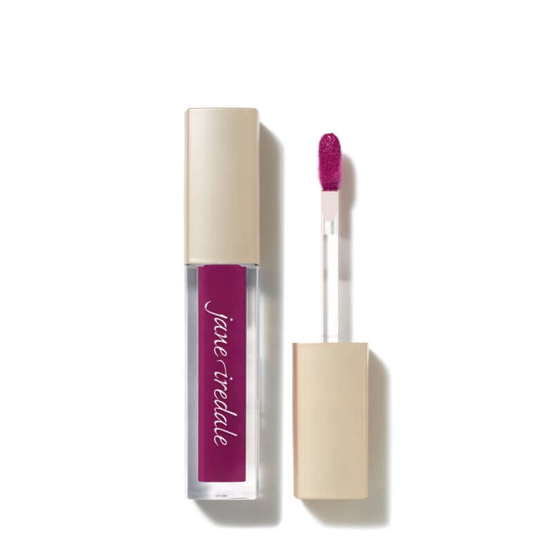 Jane Iredale - ColorLuxe High Impact Lip Glaze Juicy 5ml met een rijke bessenroze kleur en glanzende finish