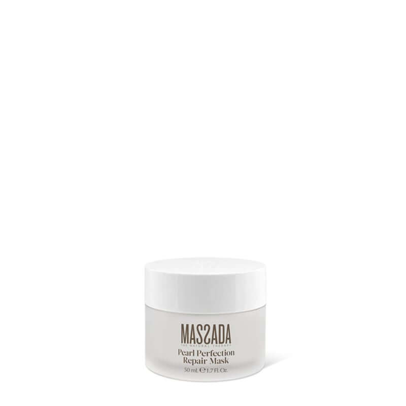 Massada Pearl Perfection Repair Mask 50ml, vernieuwende afspoelmasker voor een frisse, stralende huid.