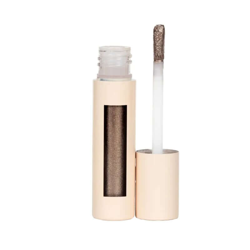 PUR - On Point Tint Creamy Eyeshadow & Primer with Peptides - Suede 3ml in luxe verpakking met een applicator voor eenvoudige toepassing.