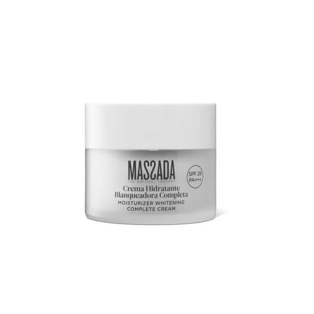Massada - Moisturizer Whitening Complete Cream SPF25 50ml huidverzorging met hydraterende eigenschappen en verlichting.