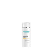 Schrammek Herbal Care Lotion 50ml (travelsize) in een luxe witte fles voor kalmerende huidverzorging onderweg.