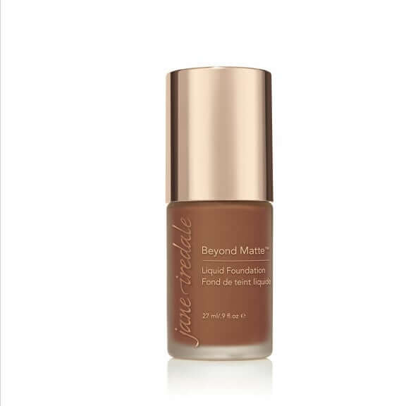 Jane Iredale - Beyond Matte™ Liquid Foundation 27ml - M16 27ml in een stijlvolle fles met diepbruine tint
