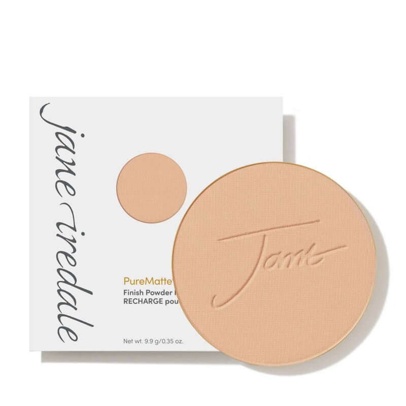 Jane Iredale - PureMatte™ Finish Powder Refill 9,9g met transparant, matte textuur en luxe verpakking.