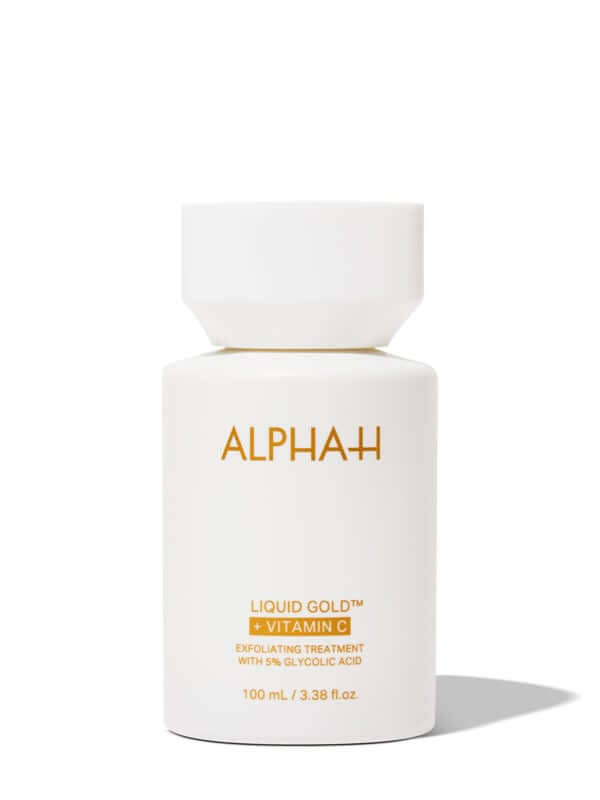 Alpha-H Liquid Gold + Vitamin C 100ml fles met exfoliërende behandeling en vitamine C voor een stralende huid.