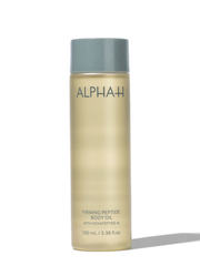 Alpha-H Firming Peptide Body Oil 100ml in stijlvolle verpakking voor versteviging en rimpelbestrijding met hexapeptide-8.