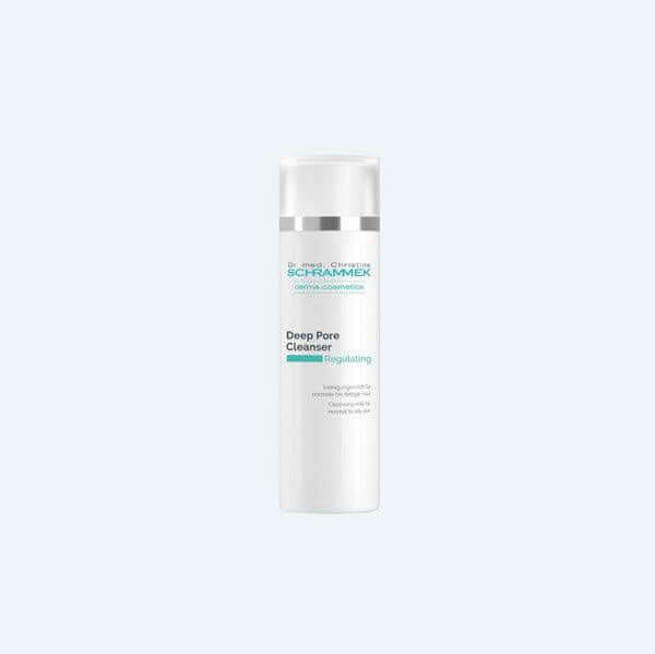 Schrammek Deep Pore Cleanser 50ml (travelsize) in een handige fles, perfect voor onderweg en reizen.