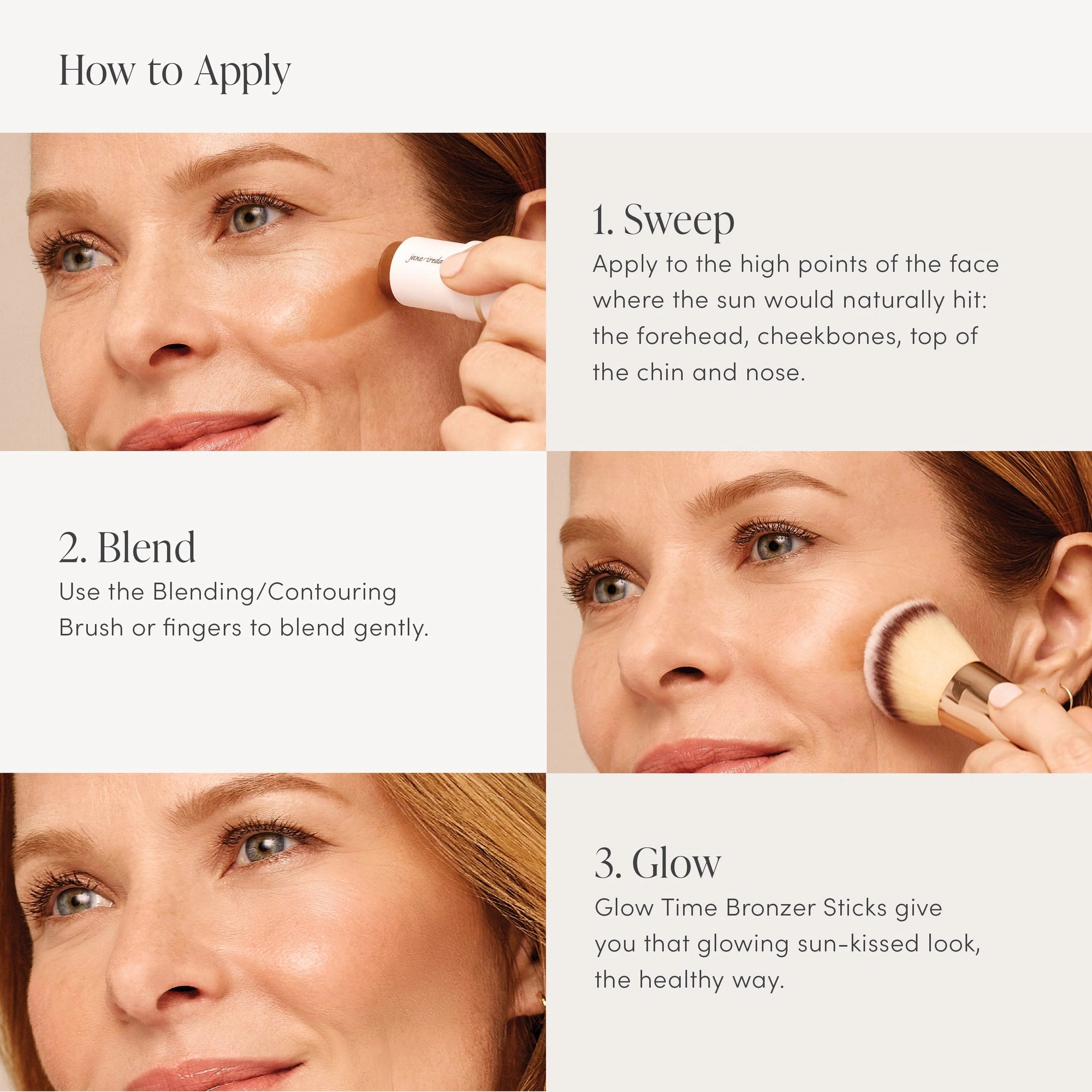 Jane Iredale Glow Time Bronzer Stick Sizzle 7,5g