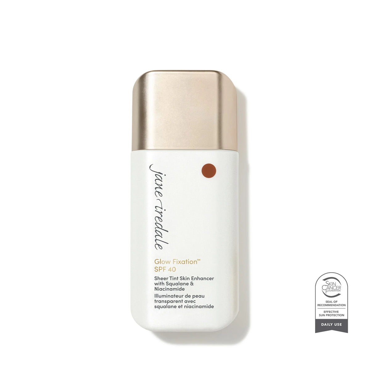 Jane Iredale Glow Fixation SPF 40 Sheer Tint Skin Enhancer Dark to Deep 40ml