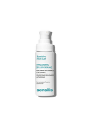 Sensilis Hyaluronic Filler Serum 30ml in een stijlvolle flacon, ideaal voor het vullen van rimpels en hydratatie voor een jeugdige huid.