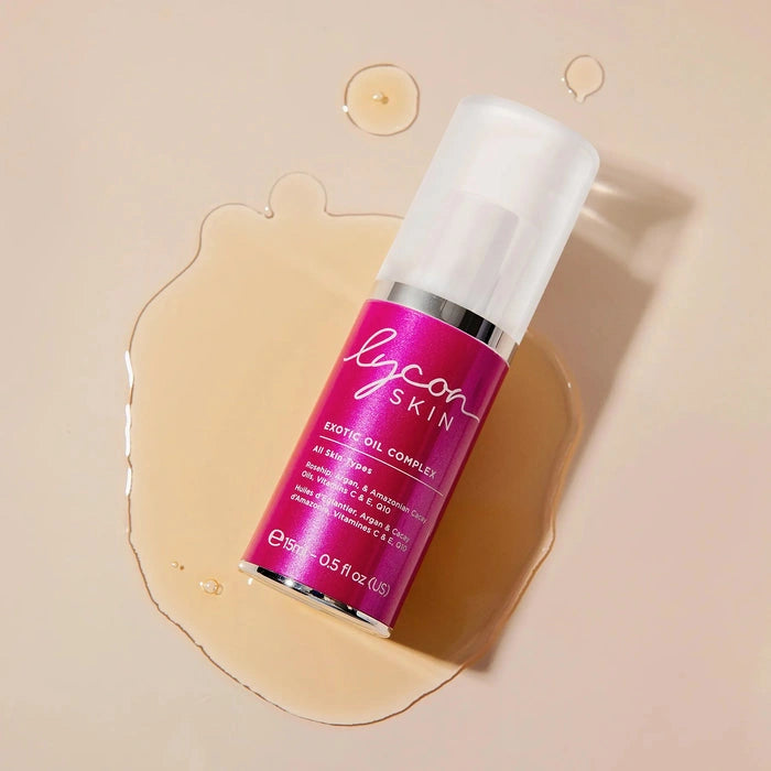 LYCON Skin Exotic Oil Complex Serum 30ml met rozenbottel en arganolie op lichte achtergrond