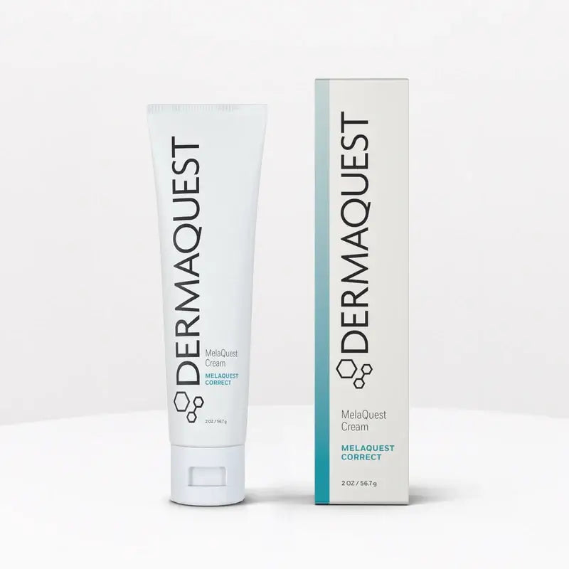 DermaQuest MelaQuest Cream 56,6g met verpakking, verlicht en hydrateert de huid voor een stralende teint.