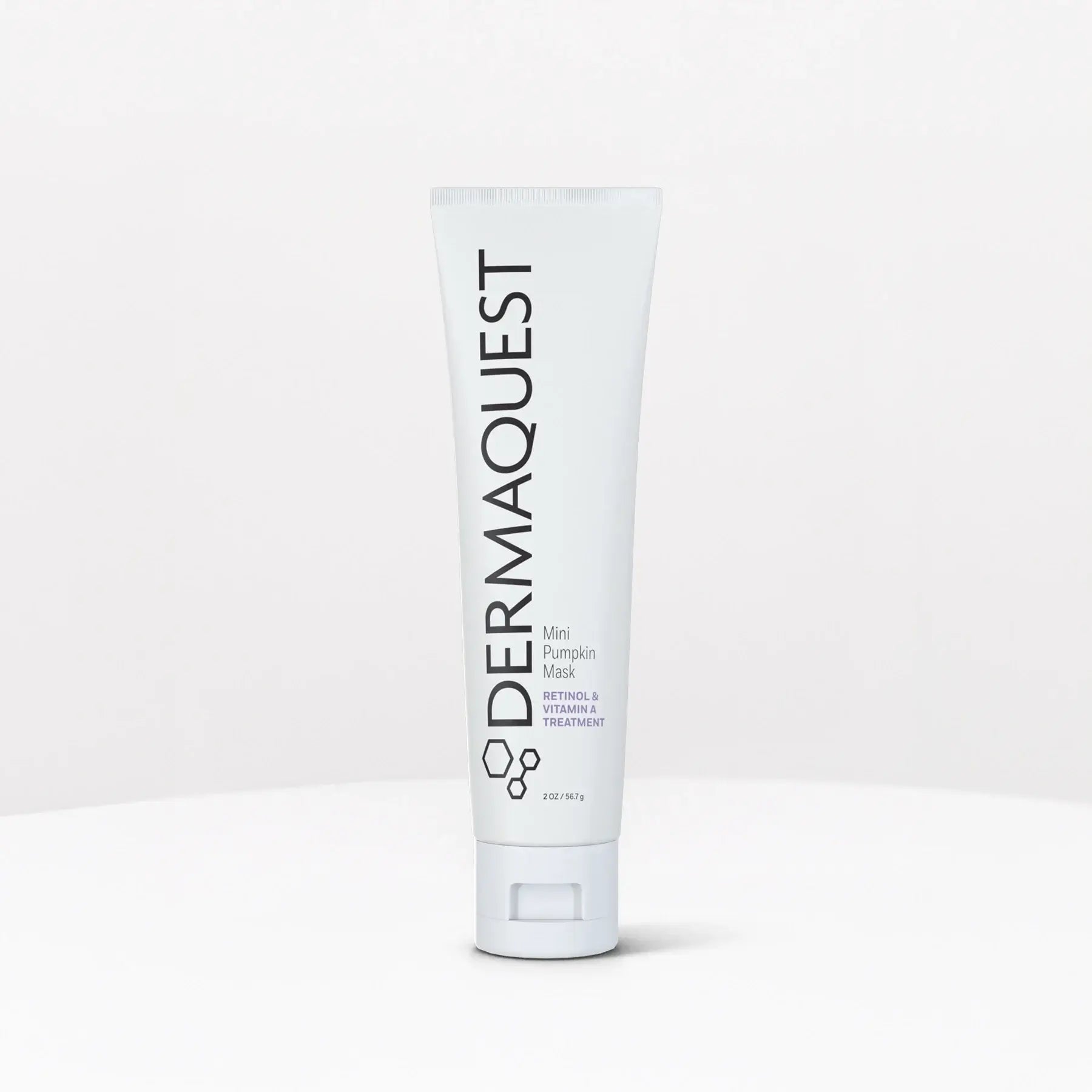 DermaQuest Mini Pumpkin Mask 56,7g in tube voor exfoliërende huidbehandeling met AHA's en een stralende teint.