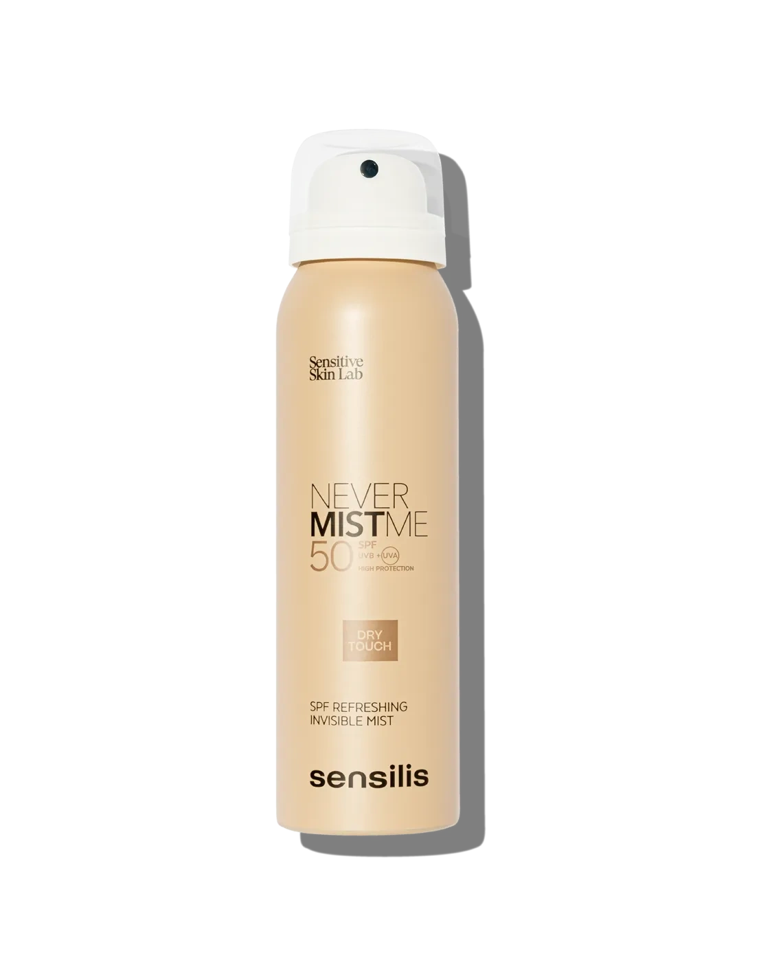 Sensilis Never Mist Me SPF50 100ml verfrissende gezichtsmist met droge touch voor optimale zonbescherming