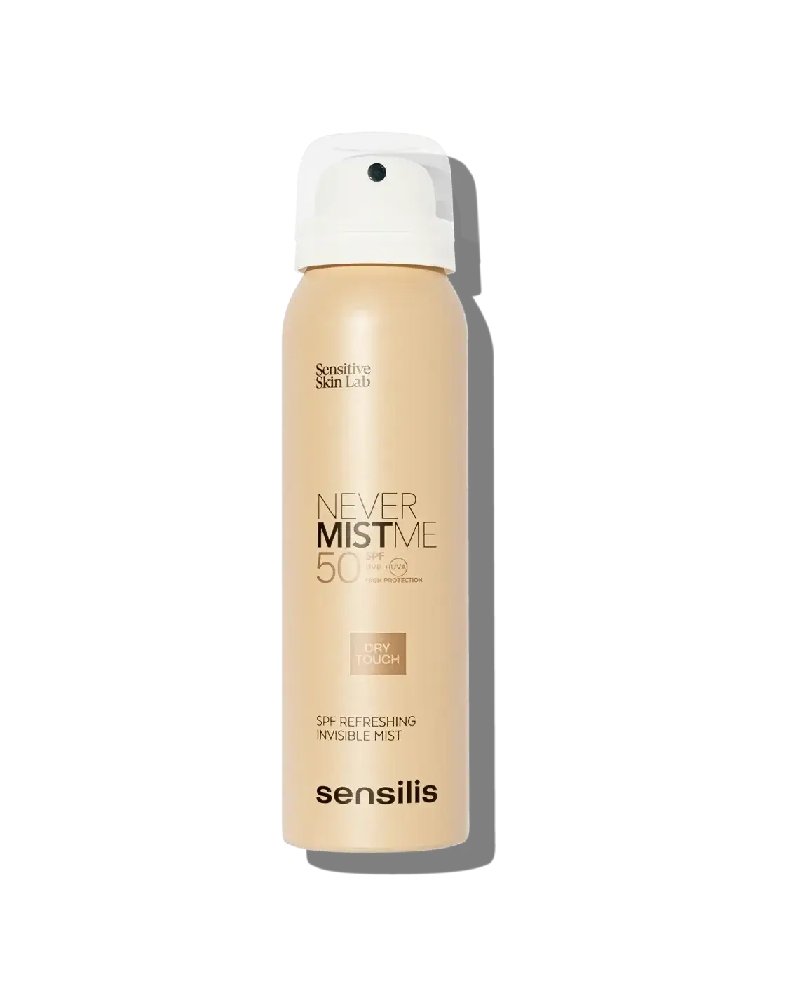 Sensilis Never Mist Me SPF50 100ml verfrissende gezichtsmist met droge touch voor optimale zonbescherming