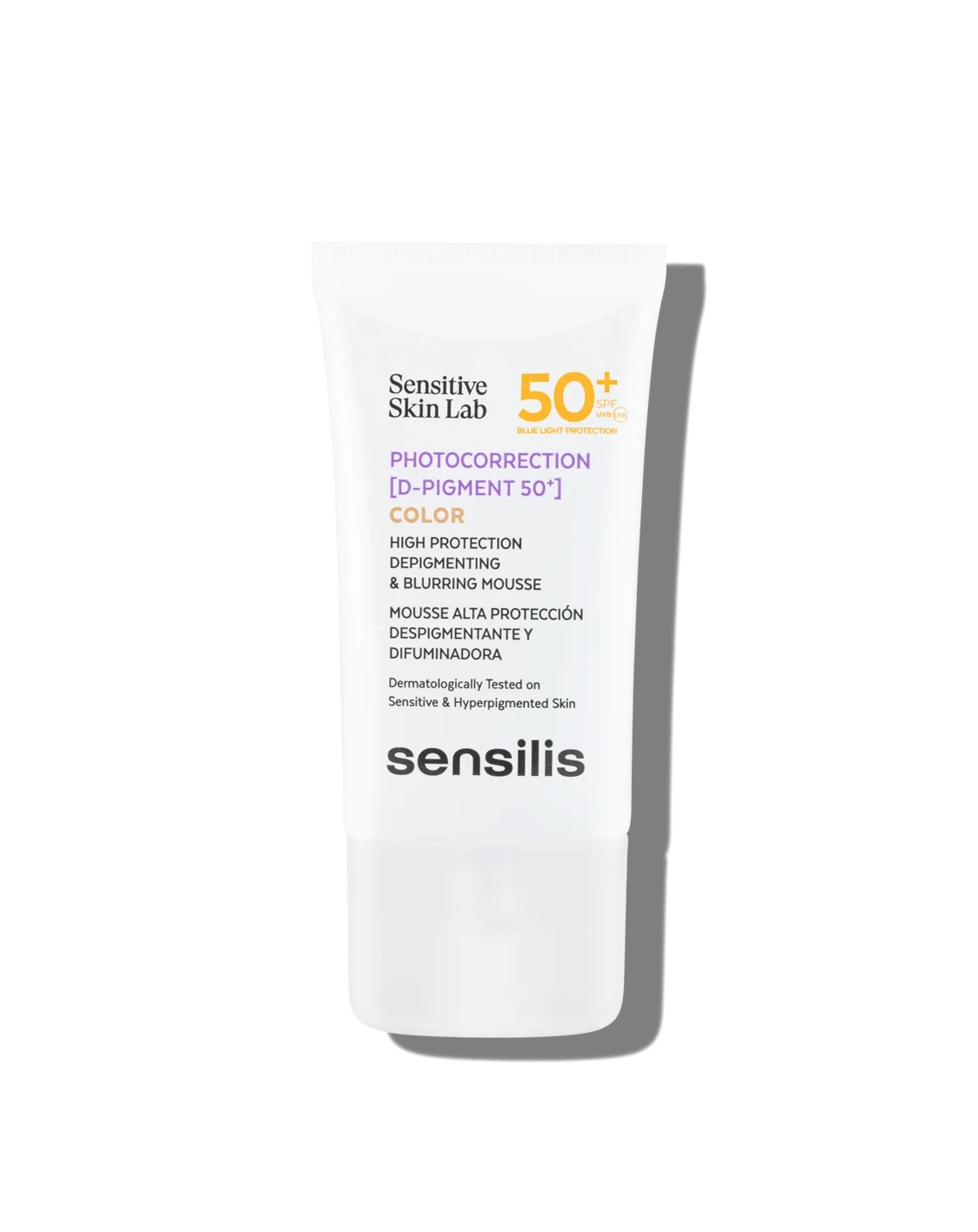 Sensilis Photocorrection D-Pigment 50+ 40ml met hoge bescherming tegen pigmentvlekken en egaliserende teint.