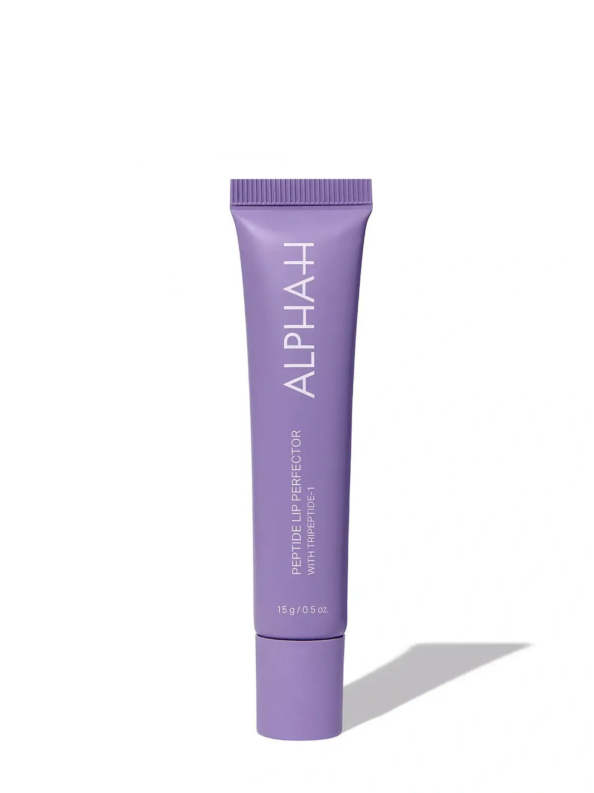 Alpha-H Peptide Lip Perfector 15ml, paars lippenbalsem voor volle en gladde lippen met hydratatie.