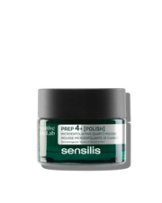 Sensilis Prep4+ Polish 40ml micro-exfoliant met kwarts in een stijlvolle pot, perfect voor de gevoelige huid.
