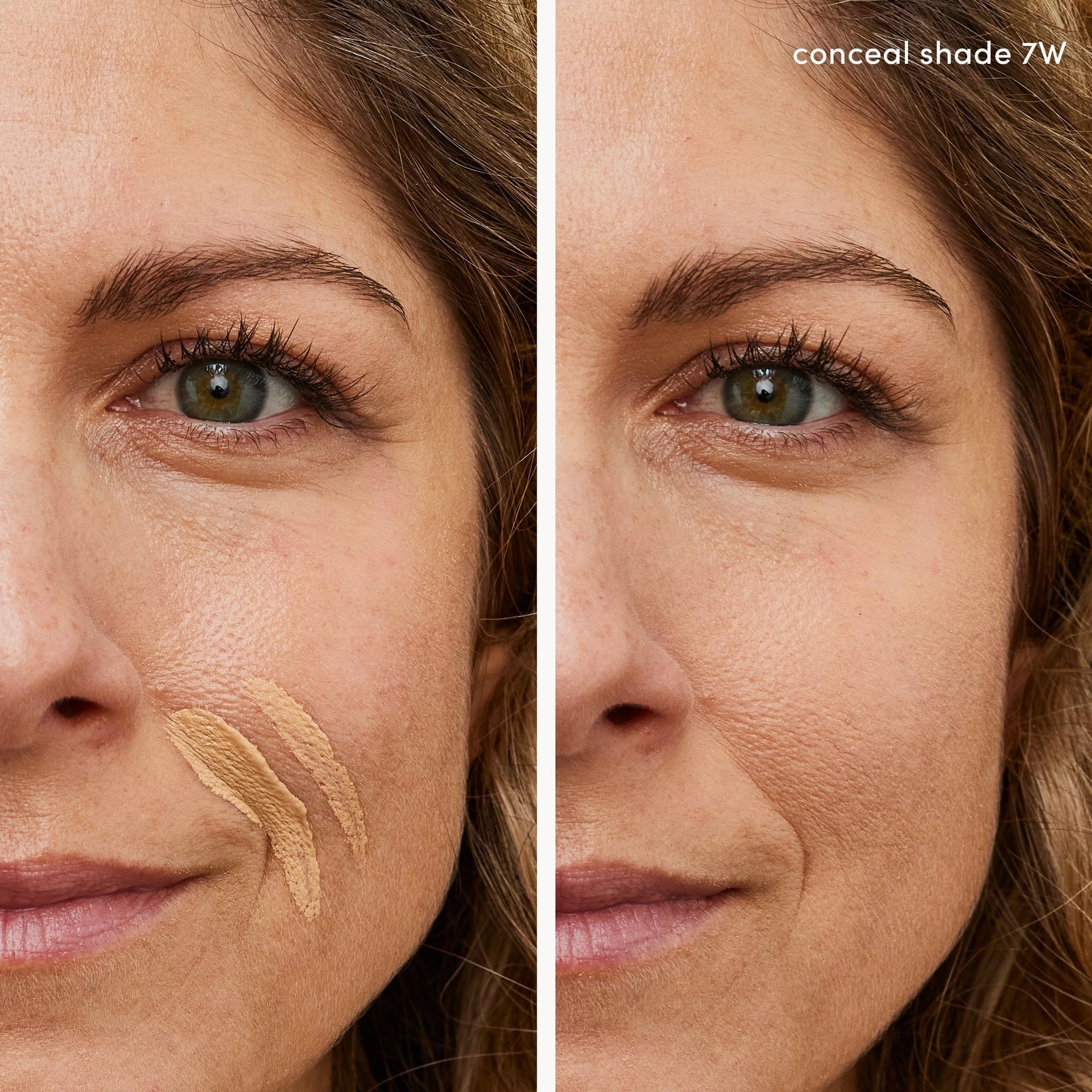 Jane Iredale PureMatch Liquid Concealer 7W Medium huidtest voor perfecte dekking en natuurlijke afwerking.