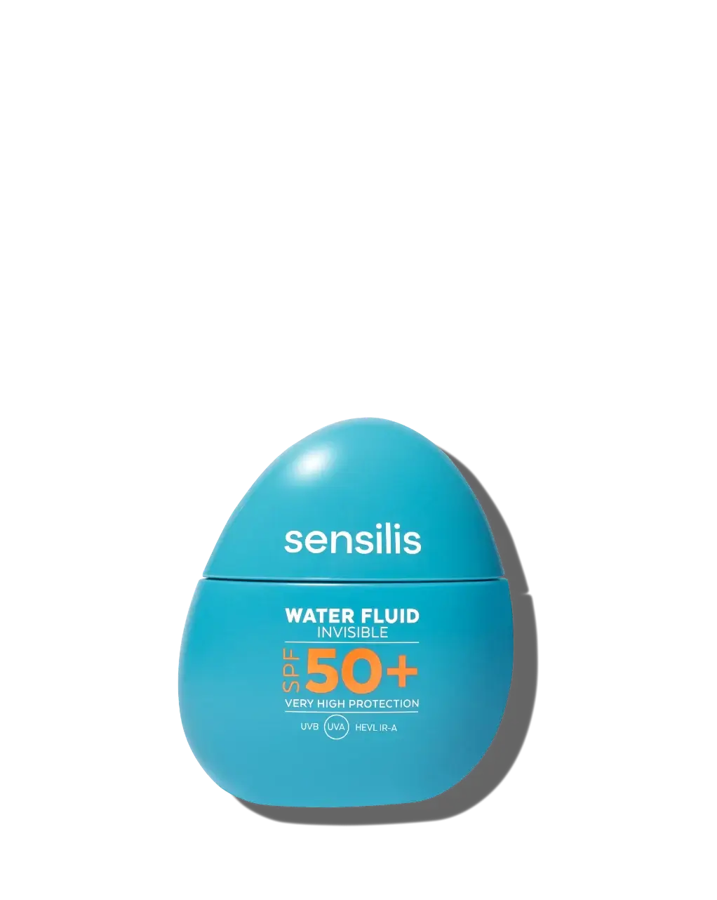 Sensilis Water Fluid 50+ 40ml met ultralichte textuur voor zeer hoge zonbescherming in een opvallende blauwe verpakking