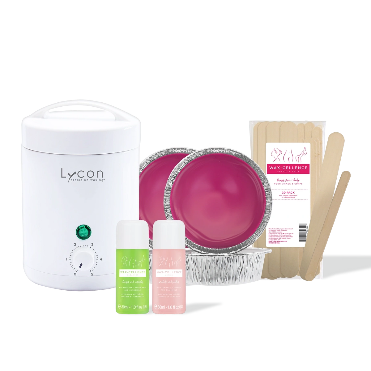 Lycon Wax-cellence Deluxe Home Waxing Kit
